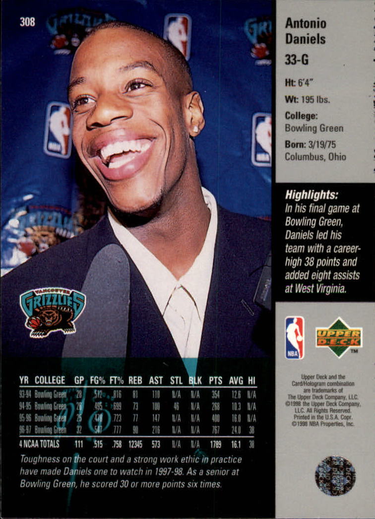97 98 upper deck basketball cards