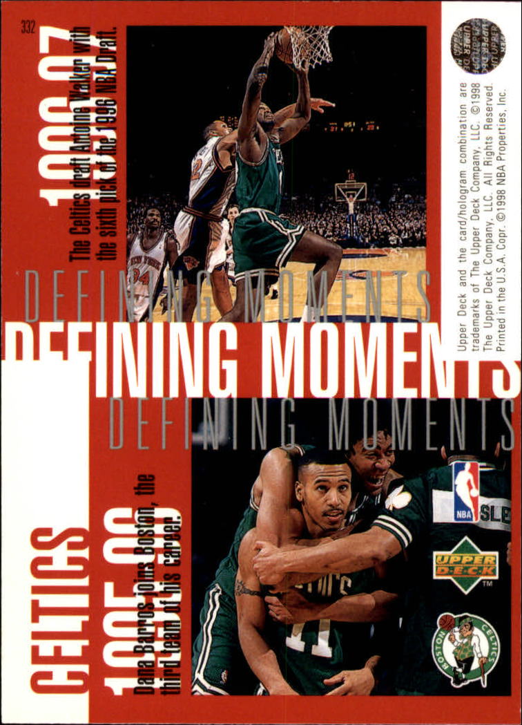 1997/1998 Upper Deck Basketball Part 2 Inserts and Main Set Cards #319 to #356 - Picture 107 of 127