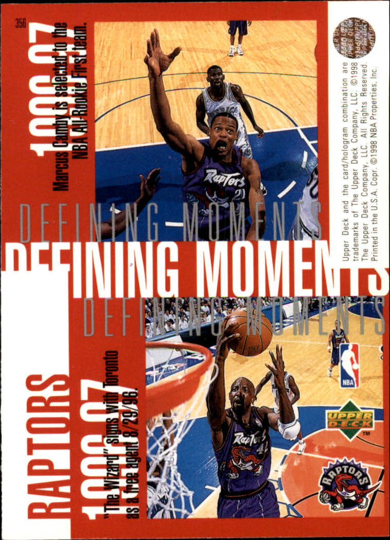 1997/1998 Upper Deck Basketball Part 2 Inserts and Main Set Cards #319 to #356 - Picture 99 of 127