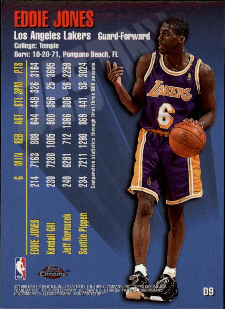 1997/1998 Topps Chrome Basketball Part 3 Insert Cards - Picture 13 of 53