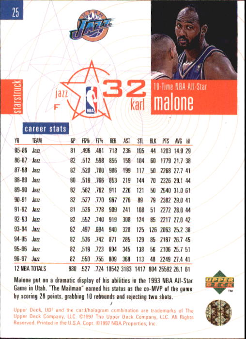1997/1998 UD3 (Upper Deck) Basketball - Picture 33 of 87