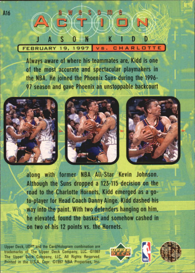 1997/1998 UD3 (Upper Deck) Basketball - Picture 85 of 87