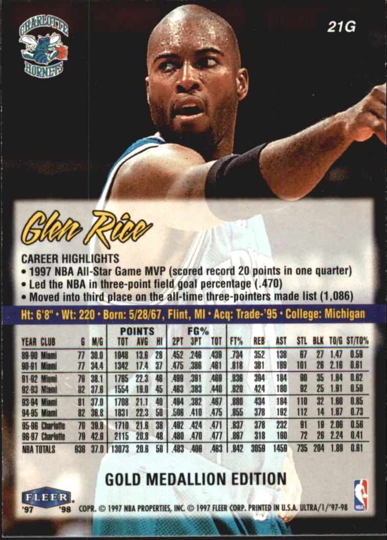 1997/1998 Ultra (Fleer) Basketball Part 2 Parallel Cards - Picture 6 of 138