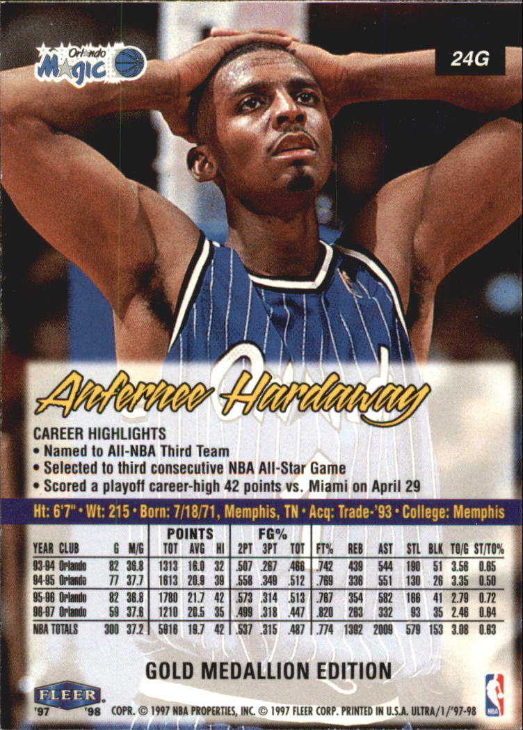 1997/1998 Ultra (Fleer) Basketball Part 2 Parallel Cards - Picture 8 of 138