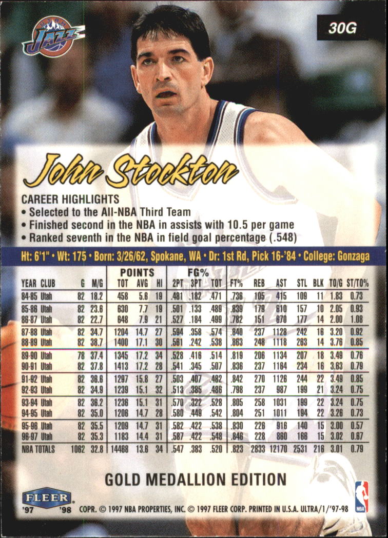 1997/1998 Ultra (Fleer) Basketball Part 2 Parallel Cards - Picture 10 of 138