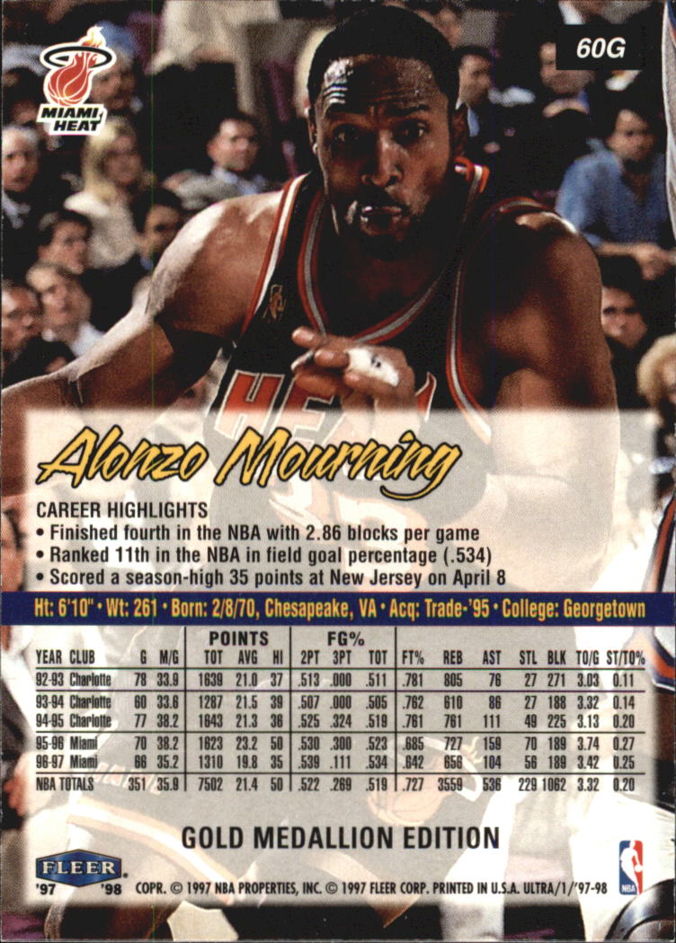 1997/1998 Ultra (Fleer) Basketball Part 2 Parallel Cards - Picture 18 of 138