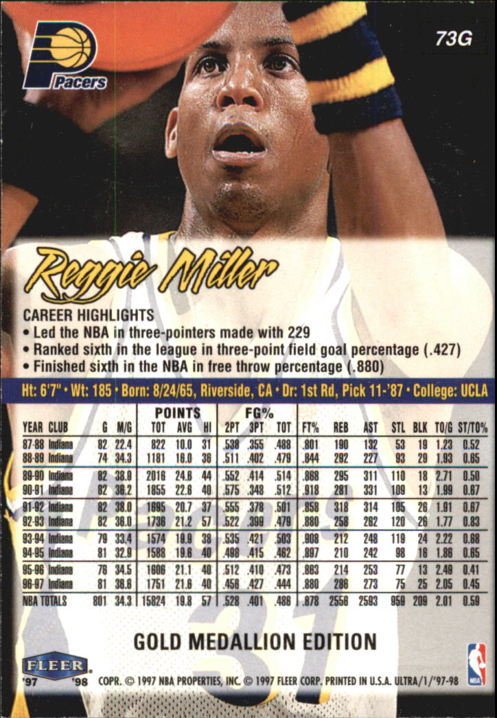 1997/1998 Ultra (Fleer) Basketball Part 2 Parallel Cards - Picture 24 of 138