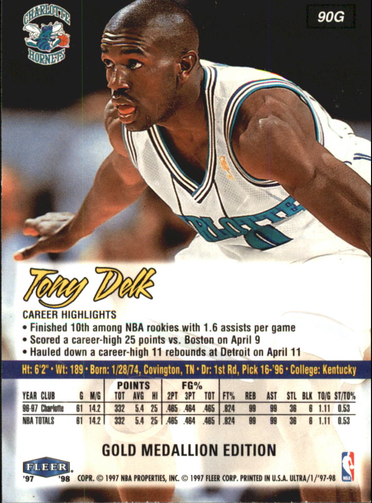 1997/1998 Ultra (Fleer) Basketball Part 2 Parallel Cards - Picture 32 of 138