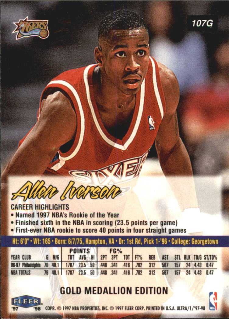 1997/1998 Ultra (Fleer) Basketball Part 2 Parallel Cards - Picture 36 of 138