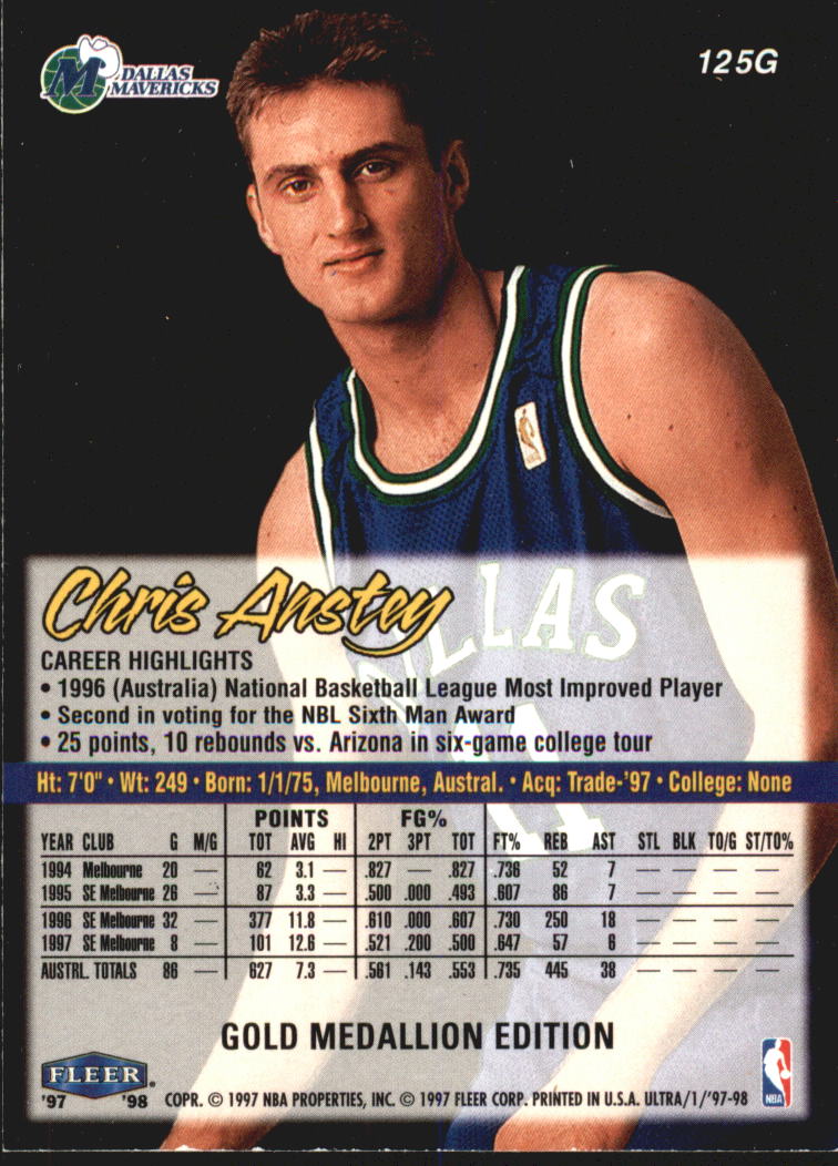 1997/1998 Ultra (Fleer) Basketball Part 2 Parallel Cards - Picture 44 of 138