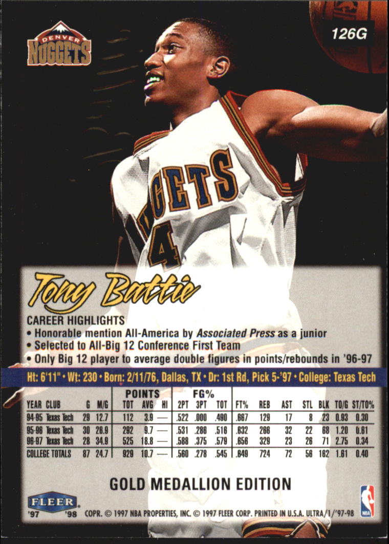 1997/1998 Ultra (Fleer) Basketball Part 2 Parallel Cards - Picture 46 of 138