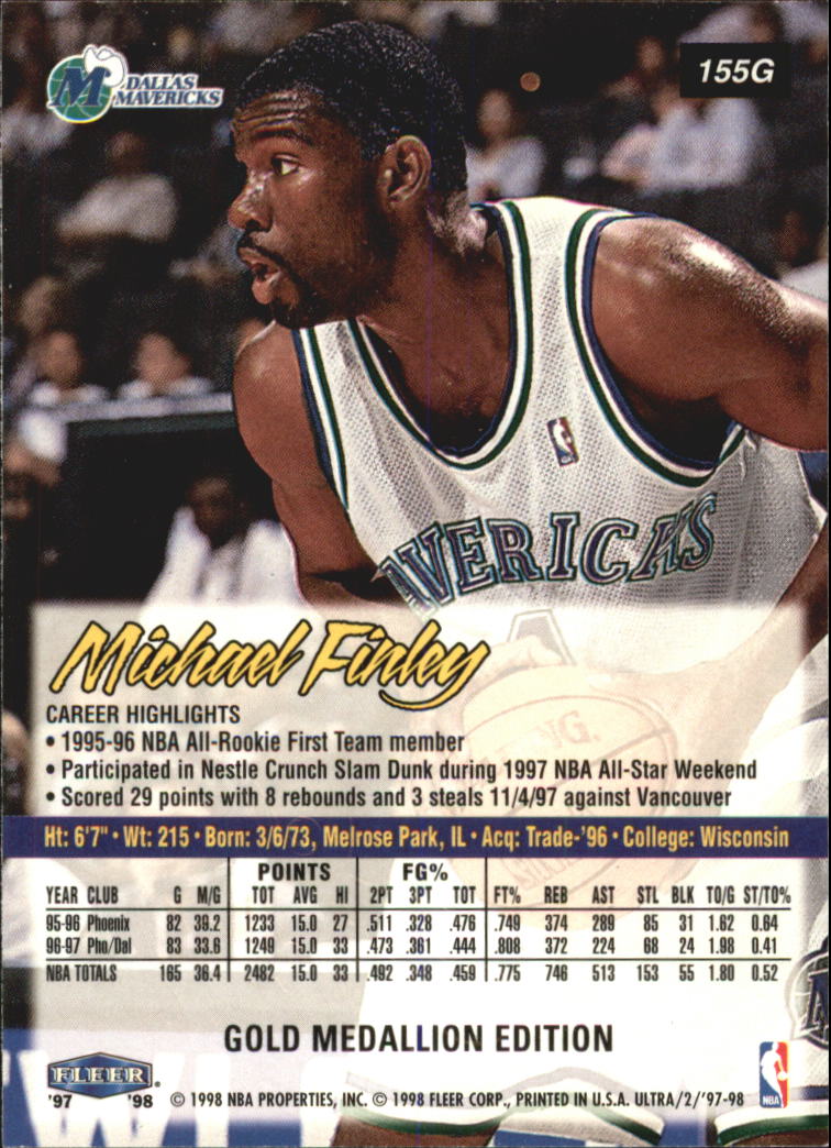 1997/1998 Ultra (Fleer) Basketball Part 2 Parallel Cards - Picture 76 of 138