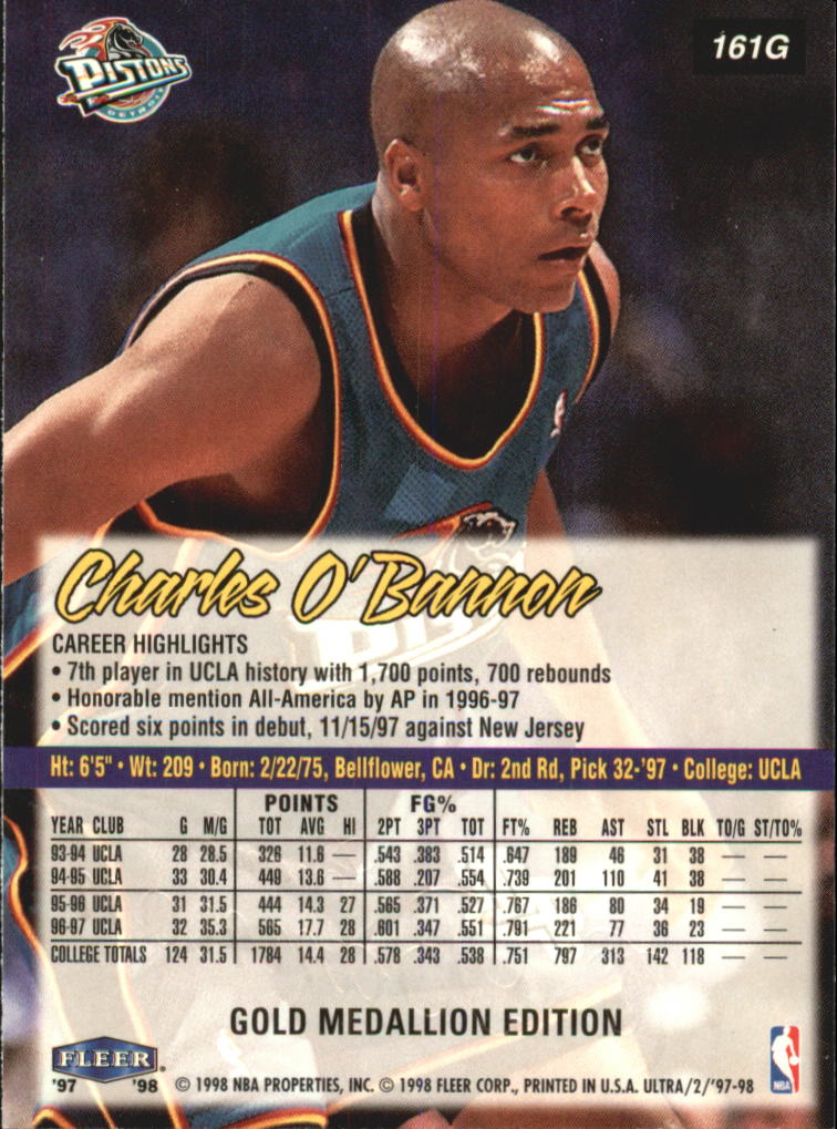 1997/1998 Ultra (Fleer) Basketball Part 2 Parallel Cards - Picture 78 of 138