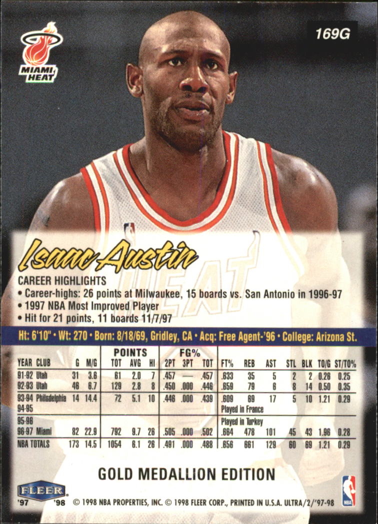 1997/1998 Ultra (Fleer) Basketball Part 2 Parallel Cards - Picture 80 of 138