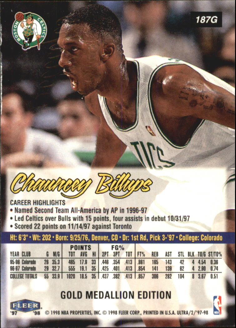 1997/1998 Ultra (Fleer) Basketball Part 2 Parallel Cards - Picture 96 of 138