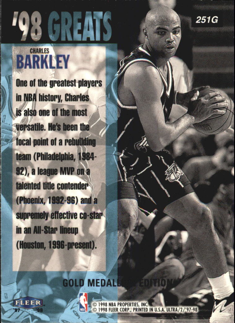 1997/1998 Ultra (Fleer) Basketball Part 2 Parallel Cards - Picture 122 of 138
