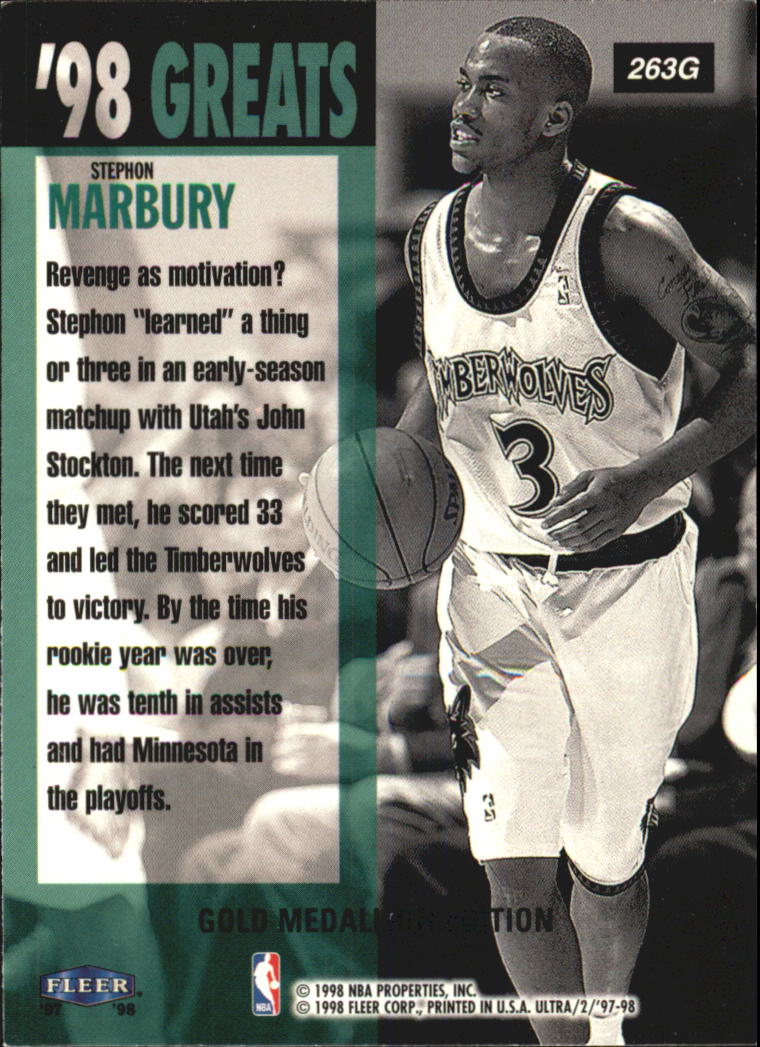 1997/1998 Ultra (Fleer) Basketball Part 2 Parallel Cards - Picture 132 of 138