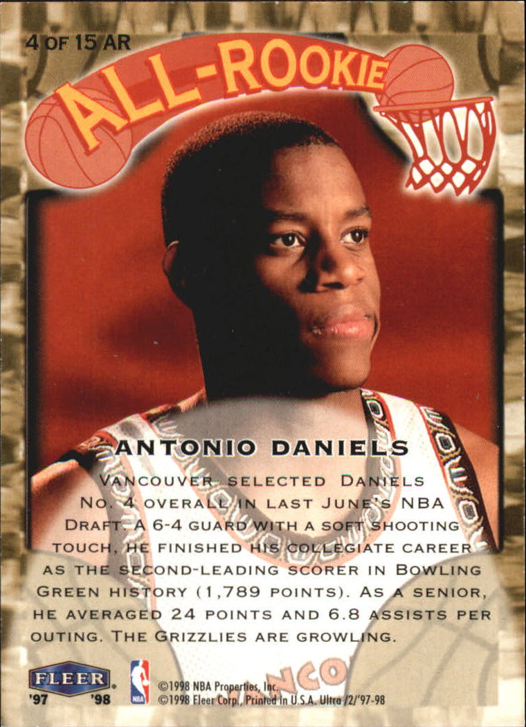 1997/1998 Ultra (Fleer) Basketball Part 2 Insert Cards - Picture 7 of 184
