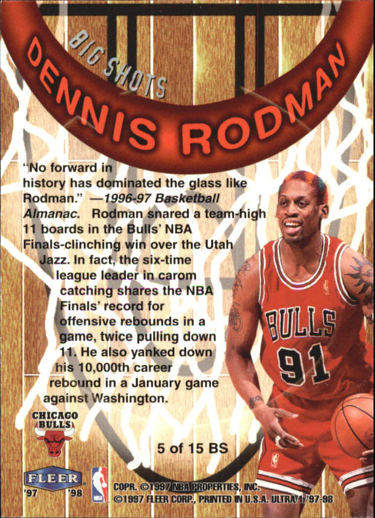 1997/1998 Ultra (Fleer) Basketball Part 2 Insert Cards - Picture 31 of 184