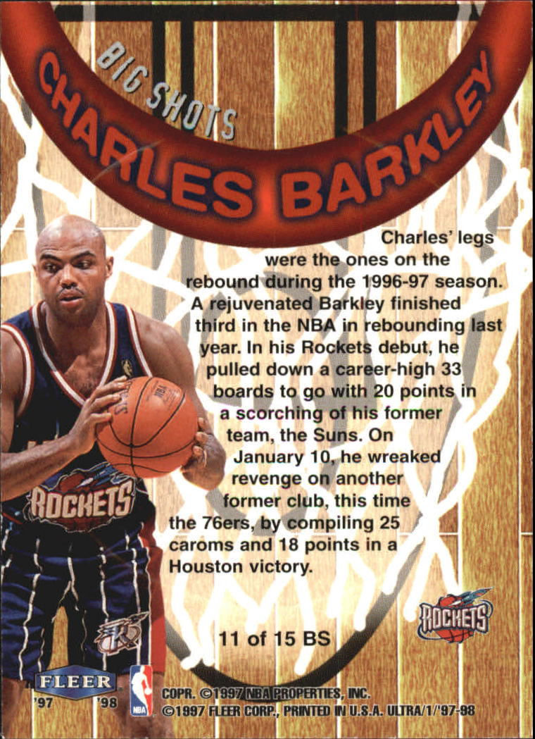 1997/1998 Ultra (Fleer) Basketball Part 2 Insert Cards - Picture 35 of 184