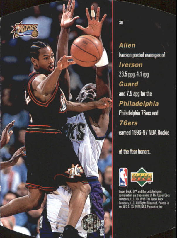 1997/1998 SPX (Upper Deck) Basketball - Bild 103 von 123