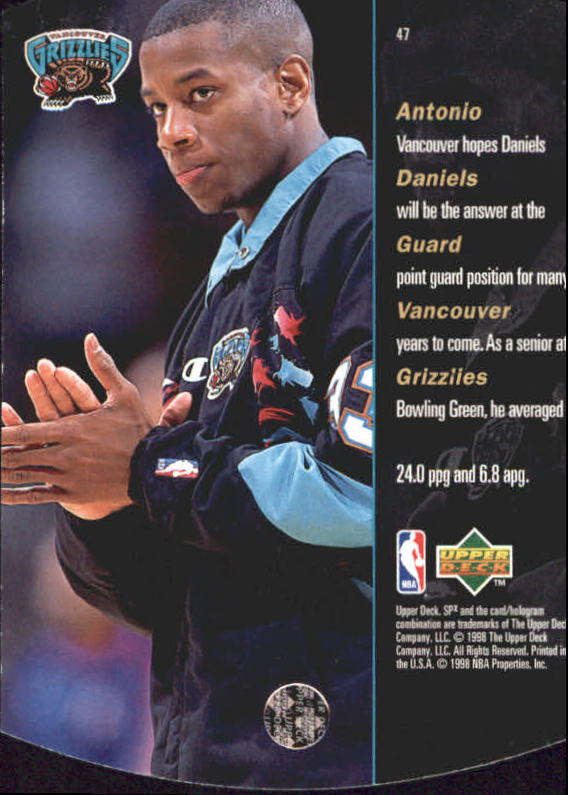 1997/1998 SPX (Upper Deck) Basketball - Bild 119 von 123