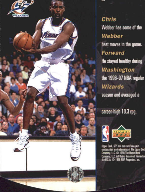 1997/1998 SPX (Upper Deck) Basketball - Bild 123 von 123