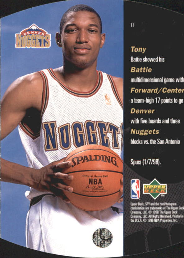 1997/1998 SPX (Upper Deck) Basketball - Bild 56 von 123