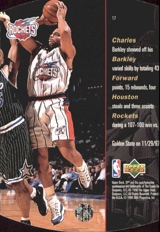 1997/1998 SPX (Upper Deck) Basketball - Bild 60 von 123