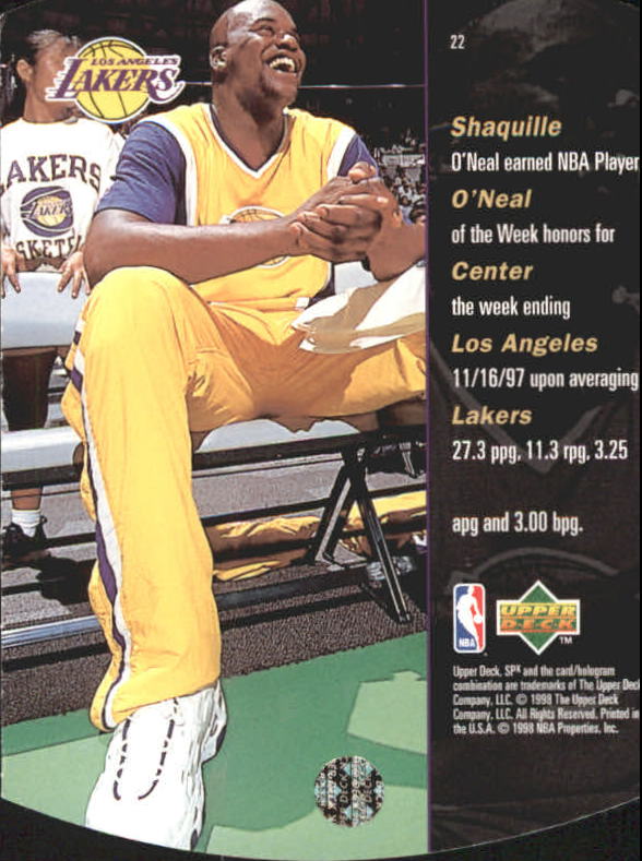 1997/1998 SPX (Upper Deck) Basketball - Bild 64 von 123