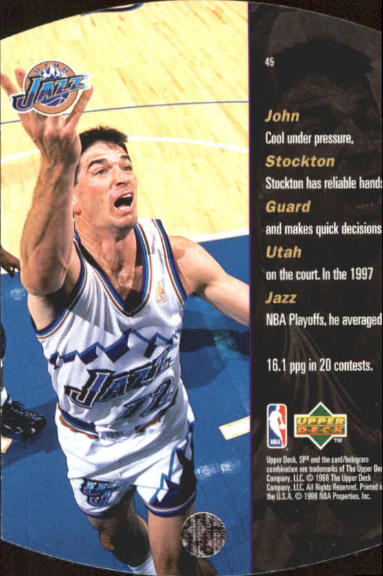 1997/1998 SPX (Upper Deck) Basketball - Bild 91 von 123