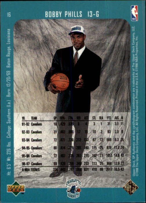 1997/1998 SP Authentic (Upper Deck) Basketball - Picture 19 of 253