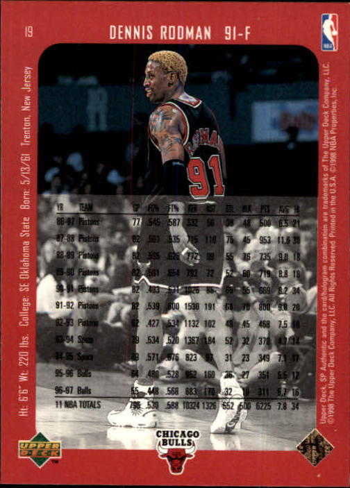 1997/1998 SP Authentic (Upper Deck) Basketball - Picture 25 of 253