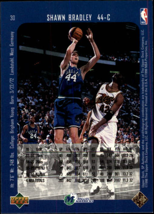 1997/1998 SP Authentic (Upper Deck) Basketball - Picture 39 of 253
