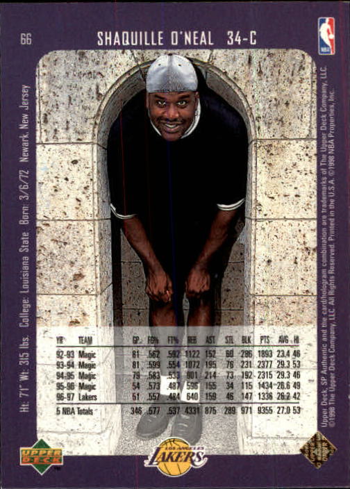 1997/1998 SP Authentic (Upper Deck) Basketball - Picture 83 of 253