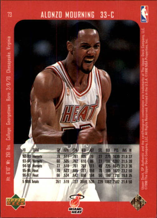 1997/1998 SP Authentic (Upper Deck) Basketball - Picture 91 of 253