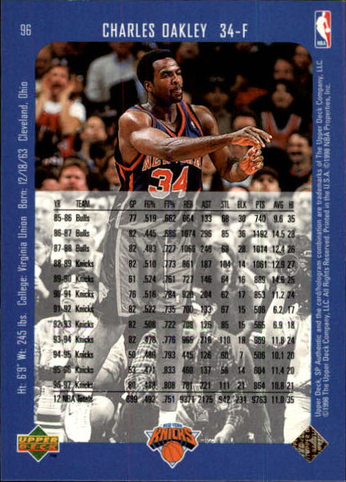 1997/1998 SP Authentic (Upper Deck) Basketball - Picture 119 of 253