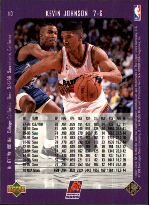 1997/1998 SP Authentic (Upper Deck) Basketball - Picture 141 of 253