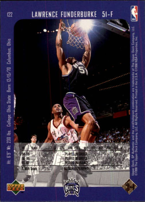 1997/1998 SP Authentic (Upper Deck) Basketball - Picture 159 of 253
