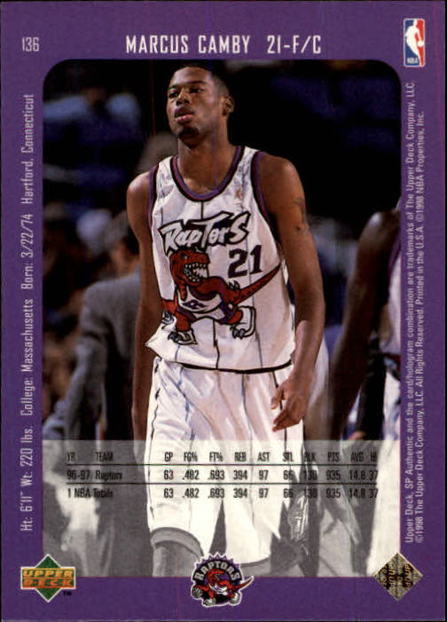 1997/1998 SP Authentic (Upper Deck) Basketball - Picture 177 of 253