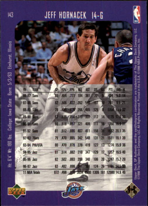 1997/1998 SP Authentic (Upper Deck) Basketball - Picture 187 of 253