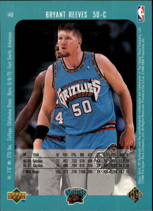 1997/1998 SP Authentic (Upper Deck) Basketball - Picture 193 of 253
