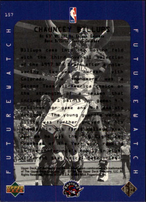 1997/1998 SP Authentic (Upper Deck) Basketball - Picture 205 of 253