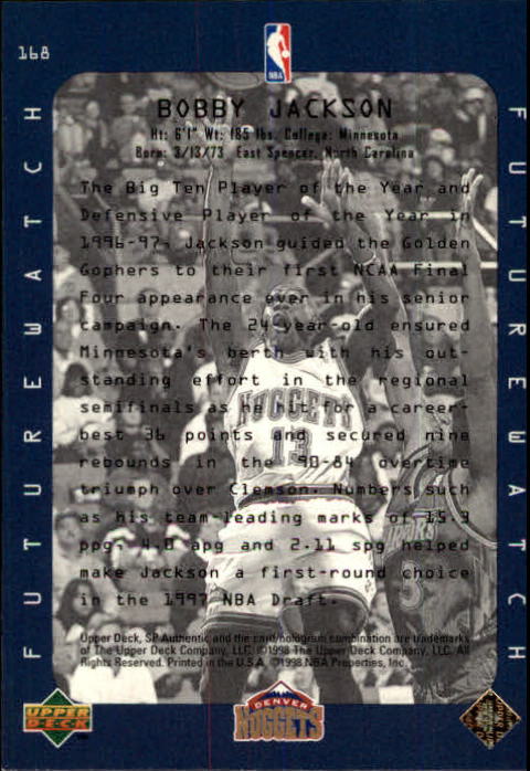 1997/1998 SP Authentic (Upper Deck) Basketball - Picture 211 of 253