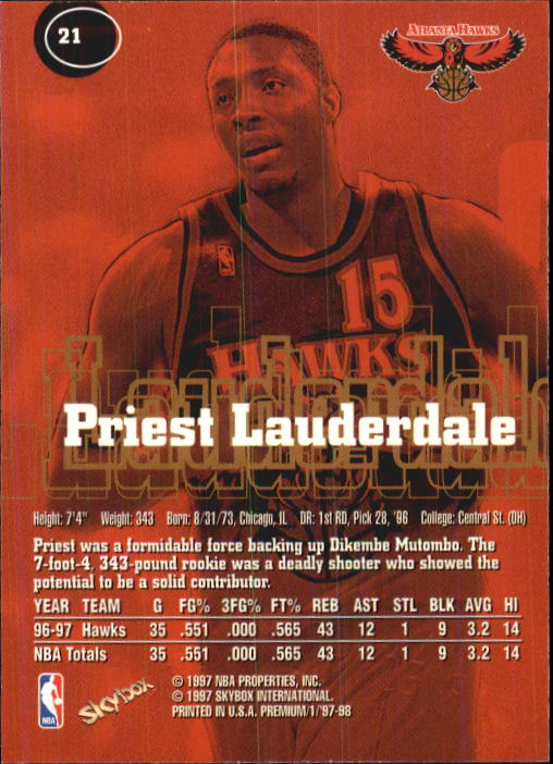 1997-98 SkyBox Premium Basketball Card Pick - Picture 25 of 357