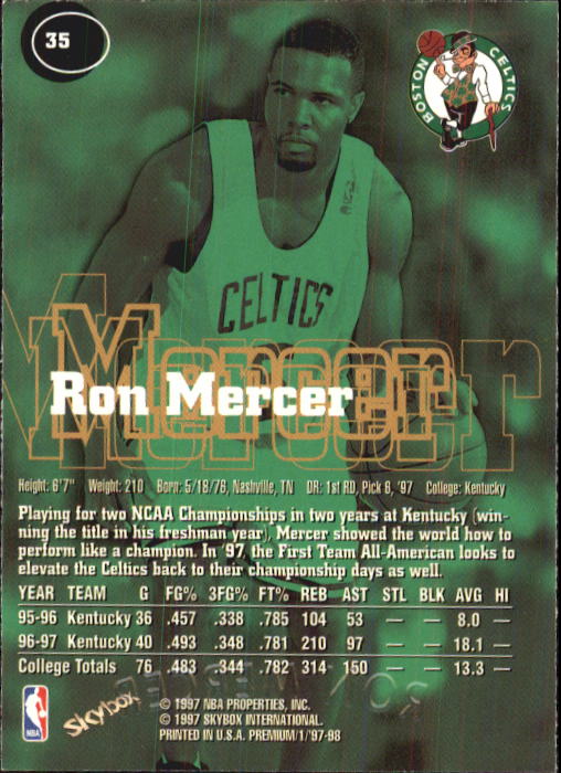 1997-98 SkyBox Premium Basketball Card Pick - Picture 41 of 357