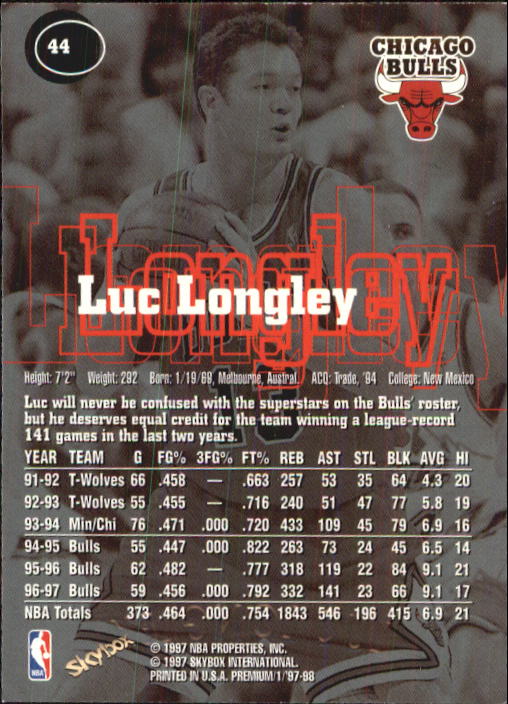 1997-98 SkyBox Premium Basketball Card Pick - Picture 51 of 357