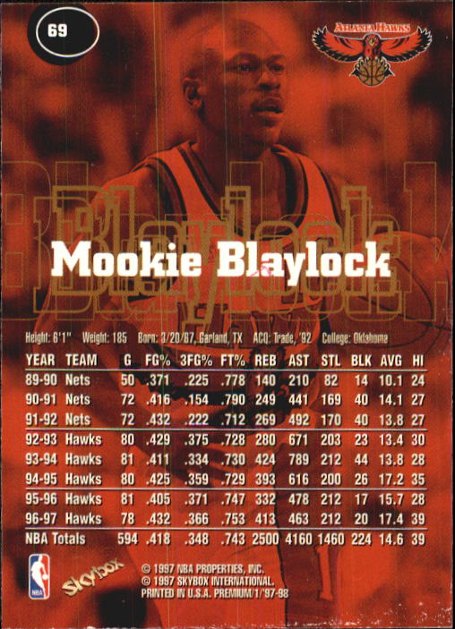 1997-98 SkyBox Premium Basketball Card Pick - Picture 87 of 357