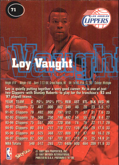 1997-98 SkyBox Premium Basketball Card Pick - Picture 91 of 357