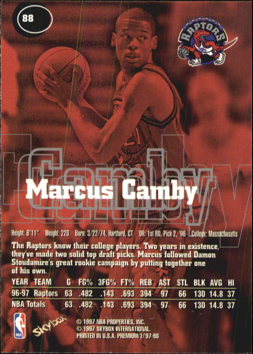1997-98 SkyBox Premium Basketball Card Pick - Picture 109 of 357